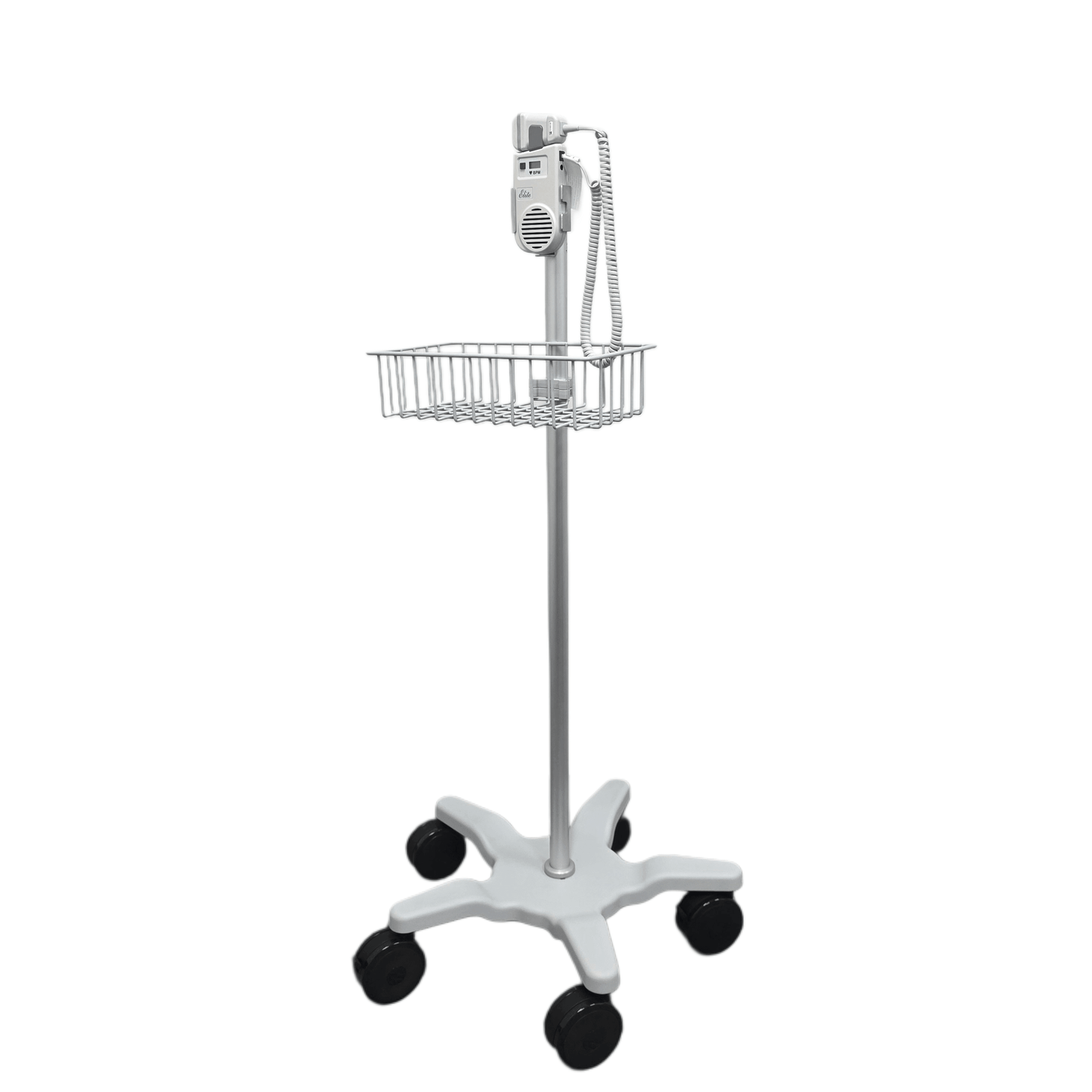 Elite Doppler with rolling stand with basket
